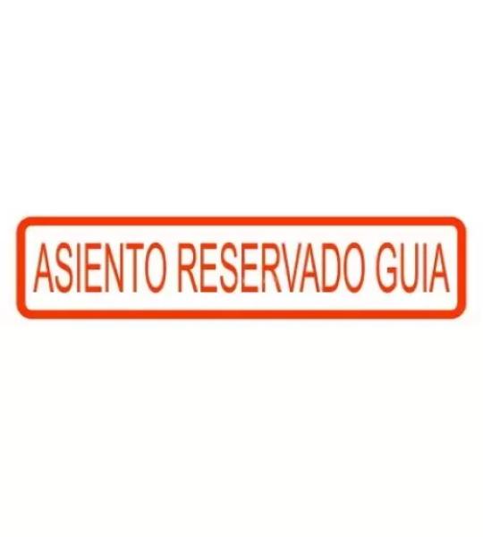 Adhesivo Butaca Guía