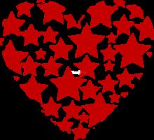 Corazón de estrellas - San Valentín