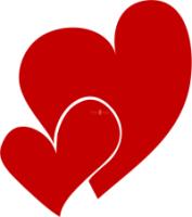 Corazón doble - San Valentín
