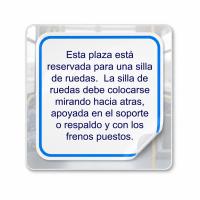 Indicativos PMR "Texto Indicaciones a Contramarcha"