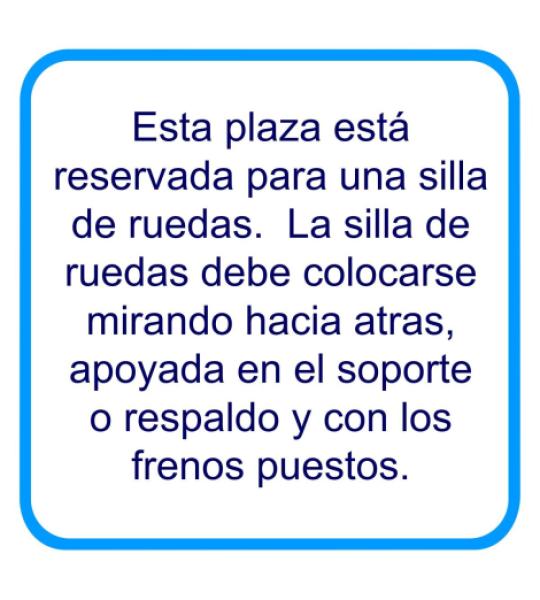 Indicativos PMR "Texto Indicaciones a Contramarcha"