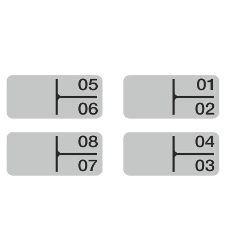 Numeración de Butacas Plata