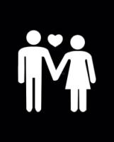 Pareja corazón - San Valentín