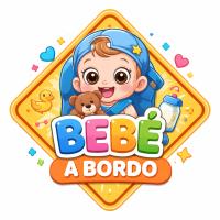 Pegatina "Bebe a bordo" colores