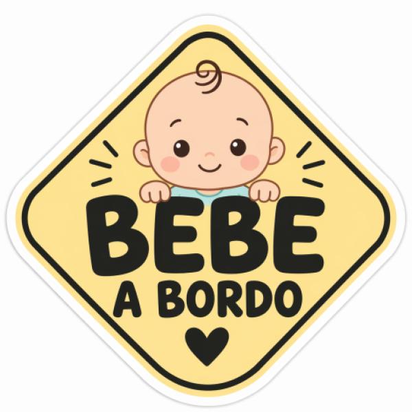 Pegatina "Bebe a bordo"