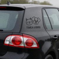 Pegatina Familia a Bordo