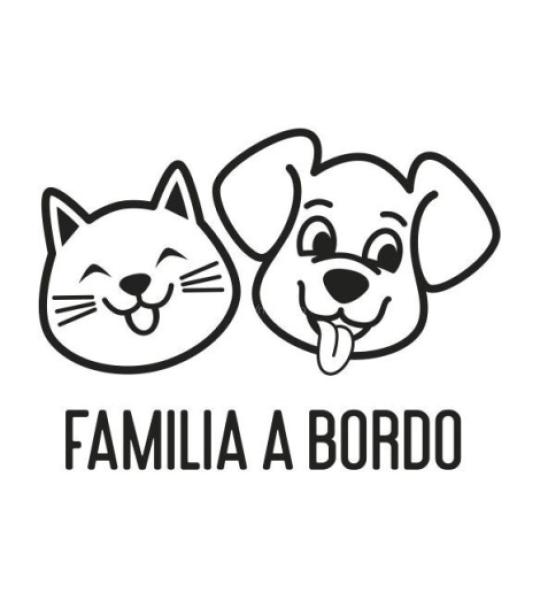 Pegatina Familia a Bordo