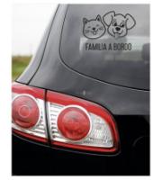 Pegatina Familia a Bordo