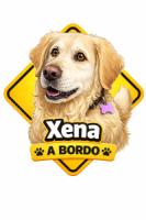 Pegatina "Tu mascota a bordo"