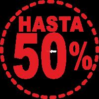 Rótulos rebajas hasta porcentaje circulo