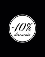 Rótulos rebajas porcentaje descuento circulo