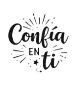 Vinilo "Frase Confía en ti"