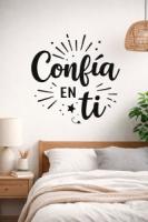 Vinilo "Frase Confía en ti"
