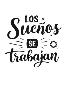 Vinilo Frase "Los sueños se trabajan"