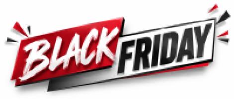 Vinilo promocional Black Friday estilo cómic