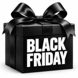 Vinilo Regalo Black Friday en caja negra