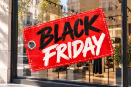 Vinilo rojo retro Black Friday
