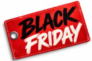 Vinilo rojo retro Black Friday