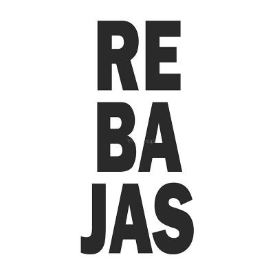 Rótulos rebajas vertical