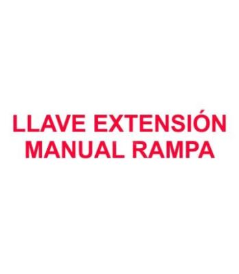 Adhesivo Llave Rampa