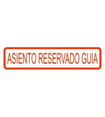 Adhesivo Butaca Guía