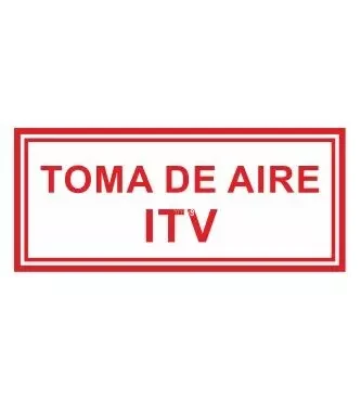 Adhesivo Toma Aire ITV