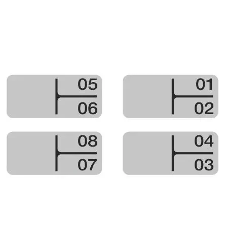 Numeración de Butacas Plata