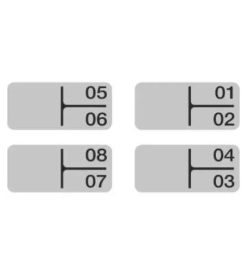 Numeración de Butacas Plata