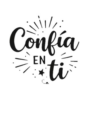 Vinilo "Frase Confía en ti"