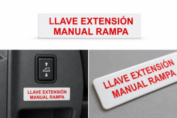Adhesivo Llave Rampa