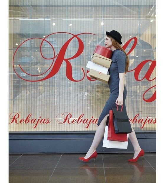 Vinilos rebajas horizontal modelo 1