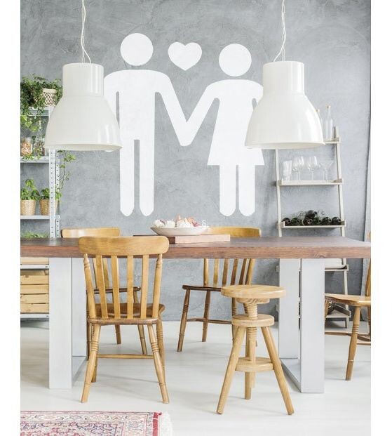 Pareja corazón - San Valentín