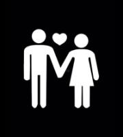 Pareja corazón - San Valentín