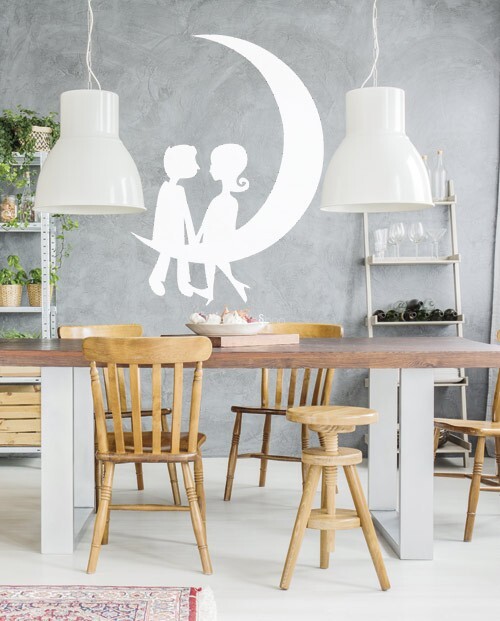 Pareja luna - San Valentín