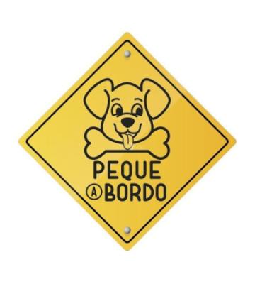 Vinilo Precaución Peque a Bordo