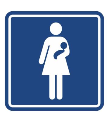 Indicativos PMR Pictograma "Mamá + Bebé"