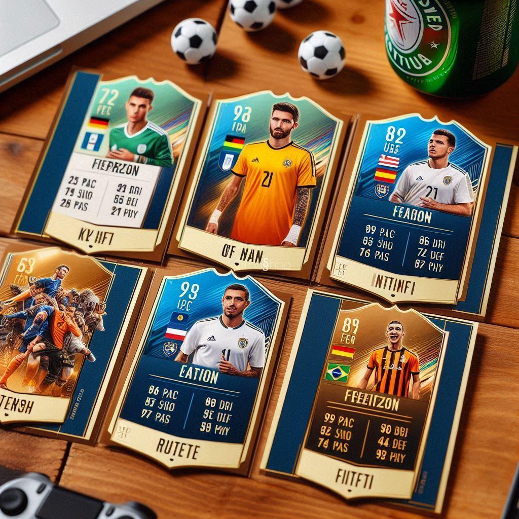 Usando cartas de FIFA personalizadas para la motivación de los jugadores