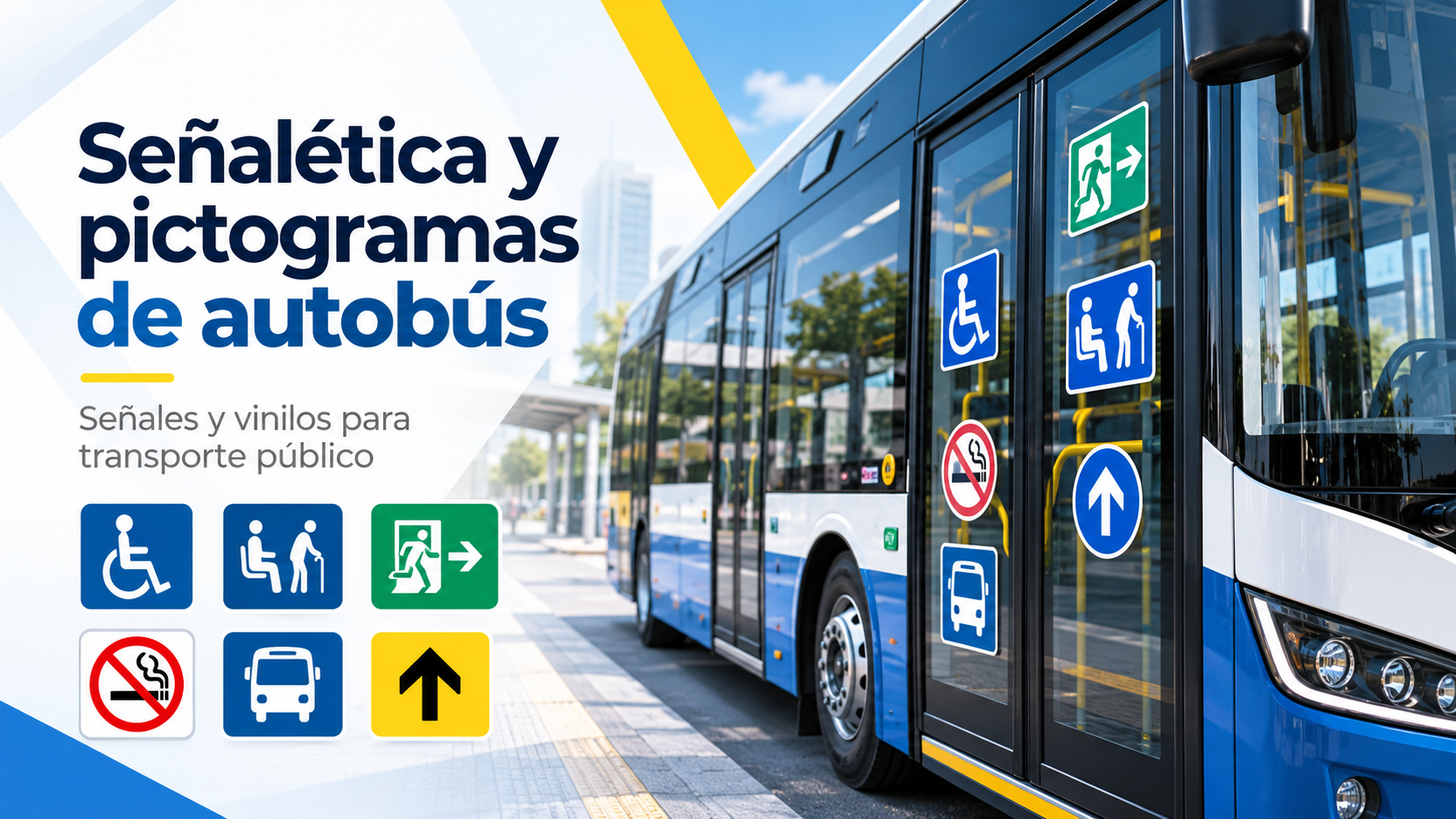 Señaléticas y pictogramas para autobuses