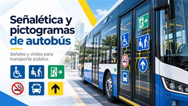 Señaléticas y pictogramas para autobuses