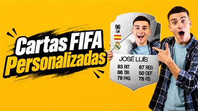 Cartas FIFA personalizadas